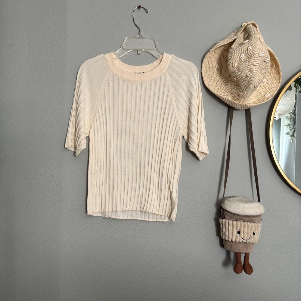 Ribbed Tee - Picture 1 of 2